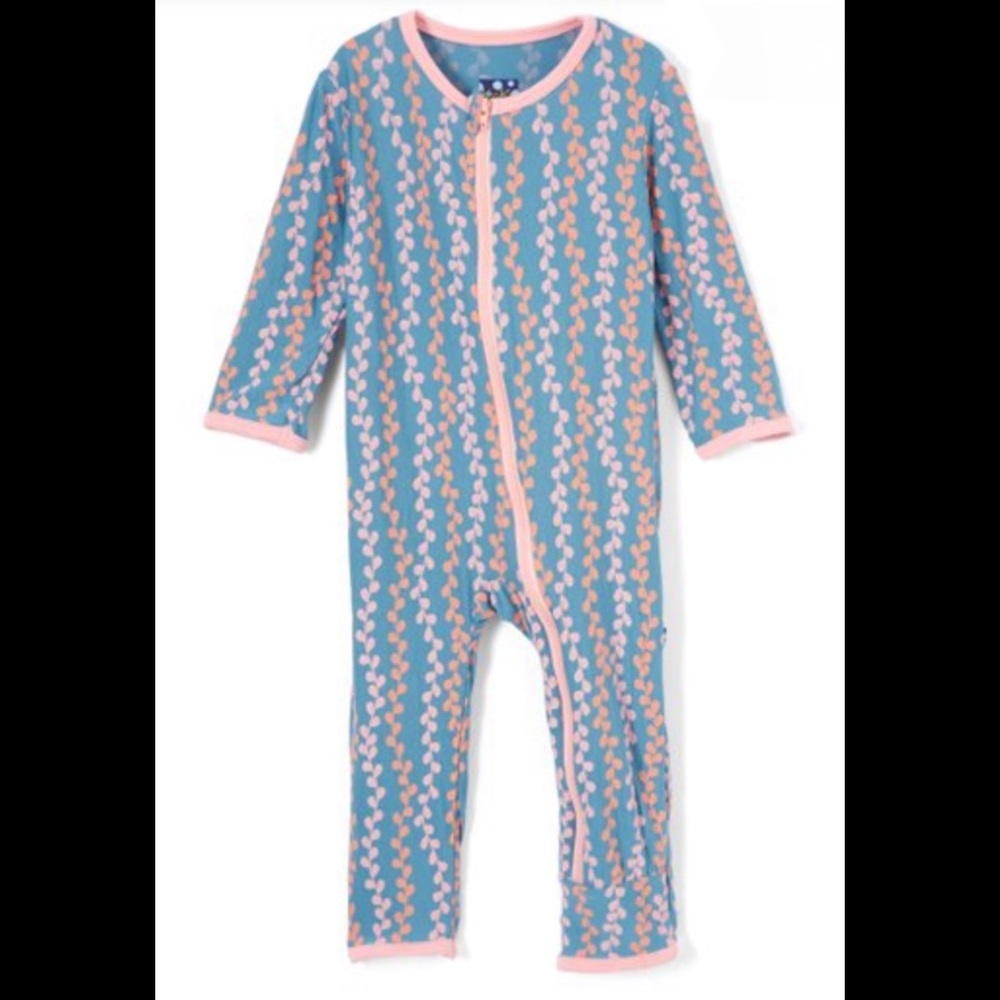 Kickee Pants baby girls footed sleeper
